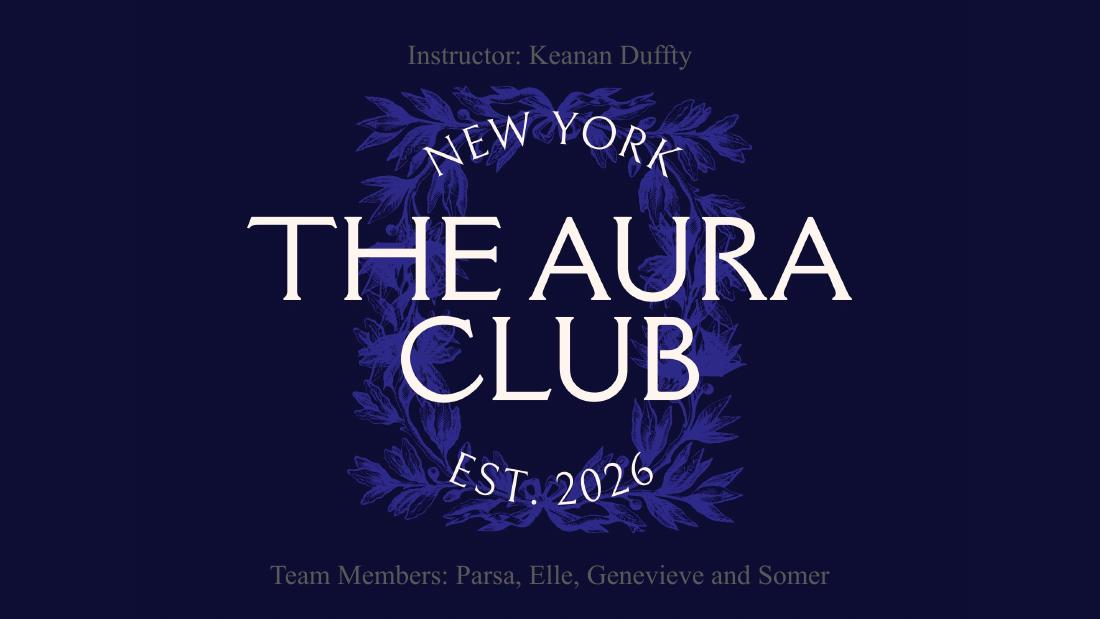 The Aura Club presentation artwork